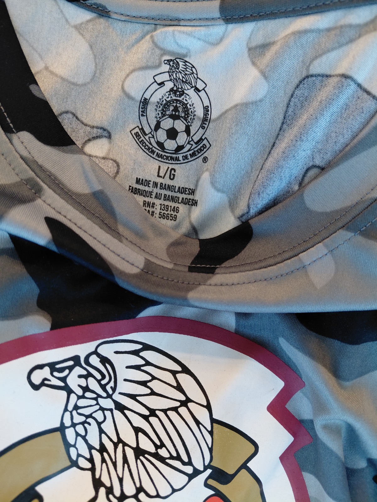 Mens Polyester T-Shirt/Jersey Mexico Soccer LG. Brand New