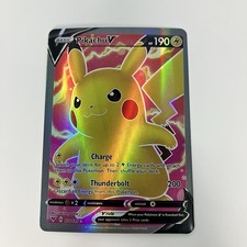 Pikachu V Full Art 170/185 Swsh04 Vivid Voltage Holo