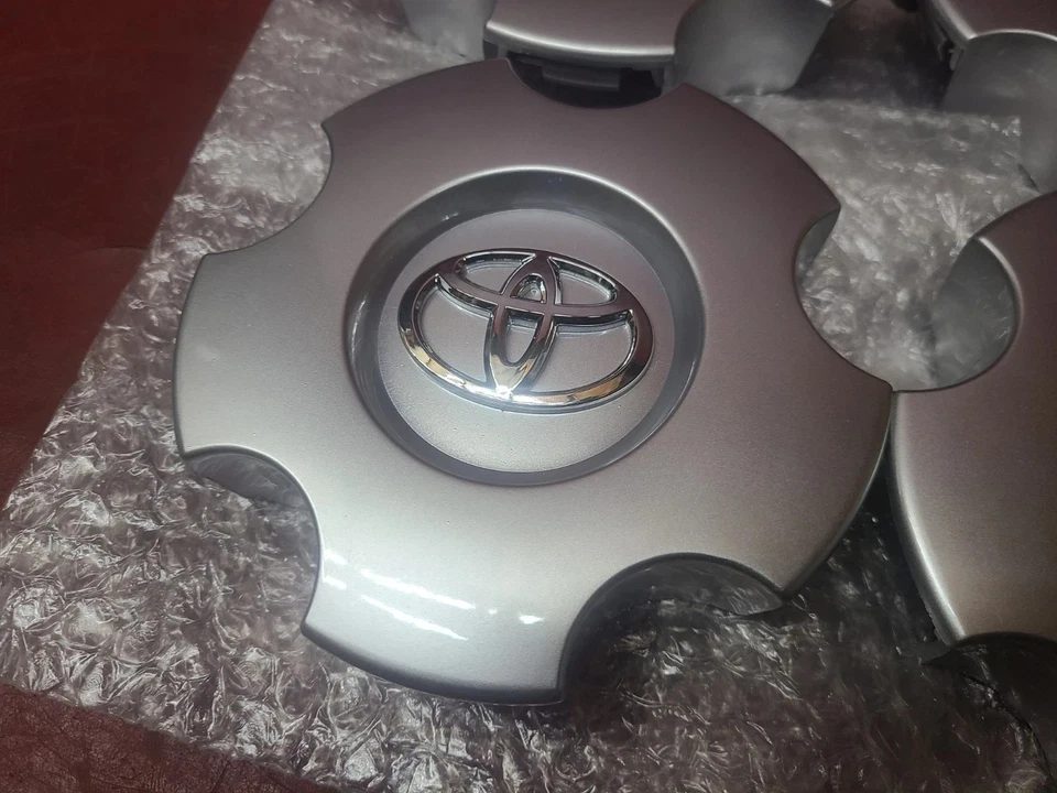 2007-2017 FOR Toyota Tundra Sequoia Center Cap Hubcap Silver 42603-0C090 SET 4 - Image 2 of 4