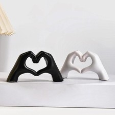 Heart Shaped Hand Ornament Decorative Piece for Living Room or Bedroom