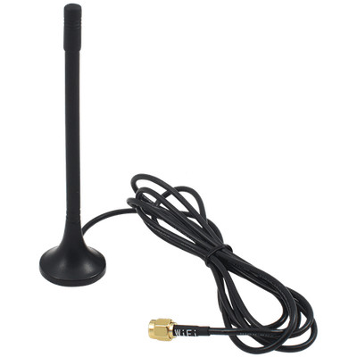 Teltonika WLAN Antenne 2dBi Magnetfuß mit 1,5 m Kabel (RP-SMA-Stecker)