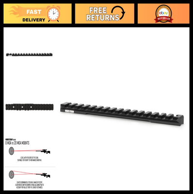 Picatinny Rail for Savage Axis - Compatible with All Generations, 0 MOA & 20 MOA