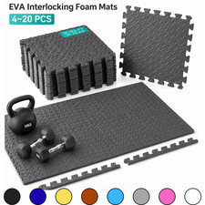 Large Soft Eva Foam Mat Interlocking Floor Jigsaw Tiles Gym Garden Play Mats UK