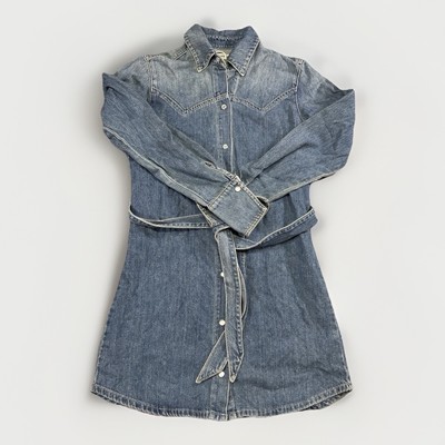 NWT Reformation Western Denim Shirt Dress Cowboy Carter Vibes Sz 4 Made in  USA | eBay