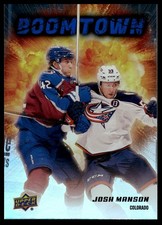 2025-26 Upper Deck #BT-9 Josh Manson Boomtown Speckle