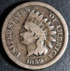 1859 INDIAN HEAD CENT - GOOD+