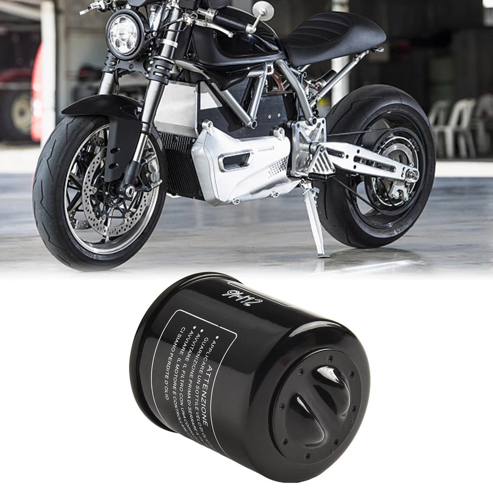 Useful Oil Filter Car ABS Accessory Black Fit For Piaggio 125 HF183 HiFlo - Image 3 of 4