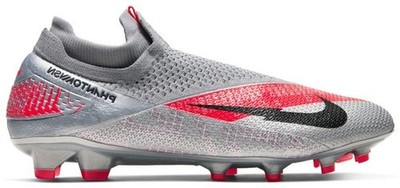 Nike Phantom Vision 2 Elite Dynamic Fit FG Metallic Grey Crimson