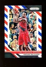 2018 Panini Prizm #111 Al-Farouq Aminu Portland Trail Blazers Red White & Blue