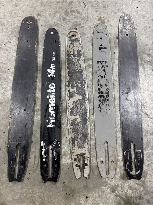 Chainsaw Guide Bar Lot(McCulloch, Homelite, Oregon Bars)