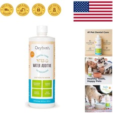 Vet Recommended Pet Bad Breath Eliminator - 16 oz Water Additive for Cats  Dogs