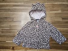 12 Month Carter's Leopard Light Jacket With Cat Ears On The Hood