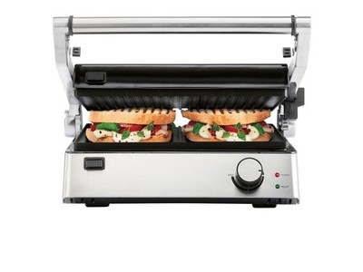 SILVERCREST  KITCHEN TOOLS Kontaktgrill SKGE 2000 D3, 180° aufklappbar - B-Ware