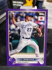 2022 Topps Japan Edition - Zack Greinke Rare  Purple Parallel 25/50
