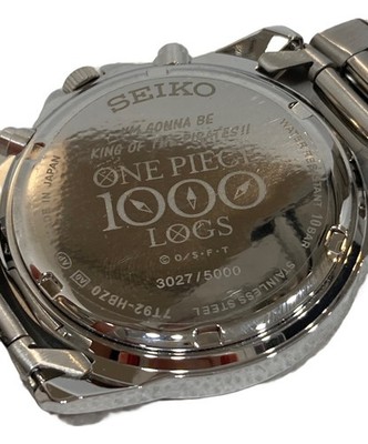 US/DDP】 Auth SEIKO x ONE PIECE 1000 Logs Anniversary Blue Watch
