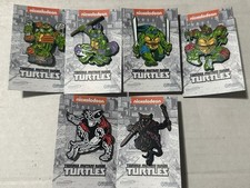 Teenage Mutant Ninja Turtles TMNT 6x Enamel Pins Set Mirage Era Comic Rare