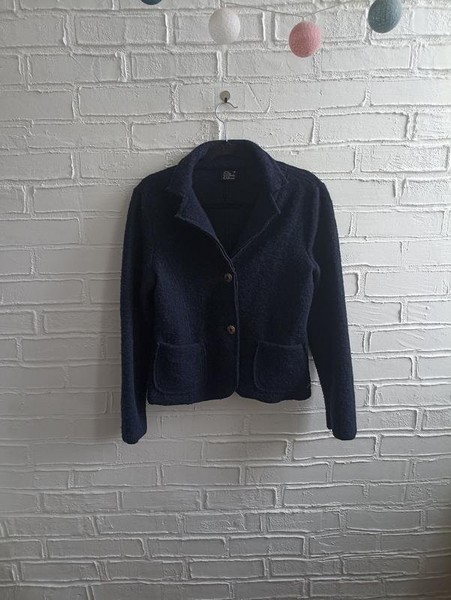 Women Coccinelle Blazer Black Wool 36 / S / 44