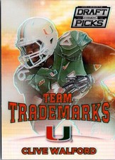 2015 Panini Prizm Collegiate Draft Clive Walford Team Trademarks #2 Miami CANES