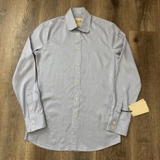 Valentino Garavani Striped Silk Shirt 38 15 New With Defects