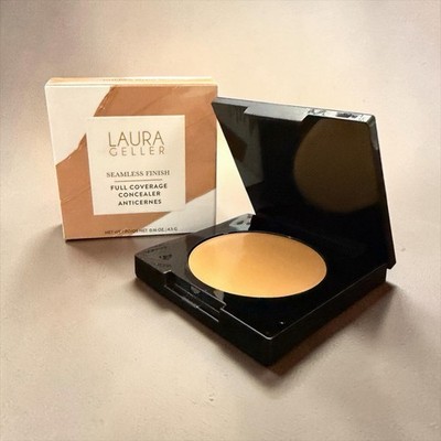 Laura Geller Seamless Finish Concealer GOLDEN MEDIUM Full Cov Dark Circle Damage