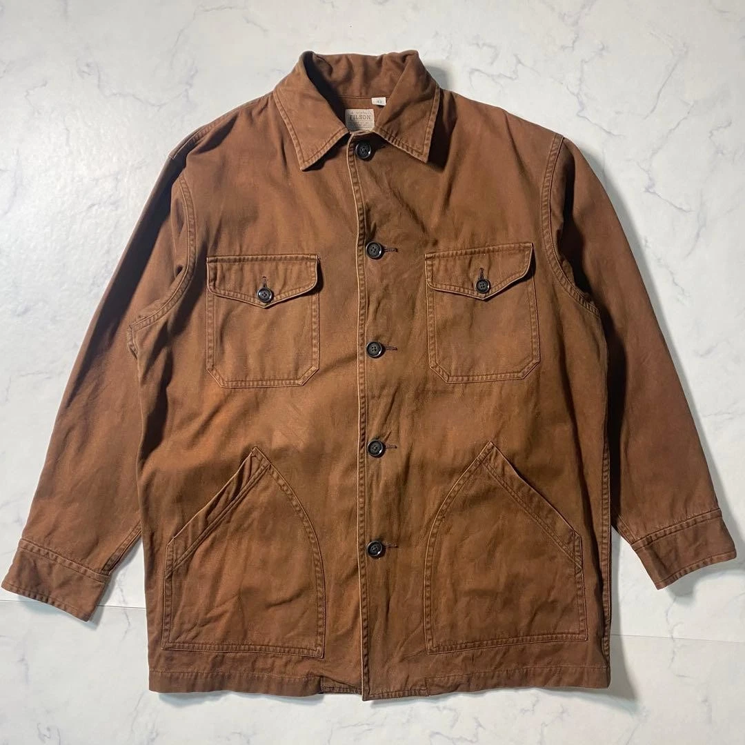 Veste Filson Tin Clath Marron - Taille M, Style Chasse/extérieur USA, Occasion Parfaite