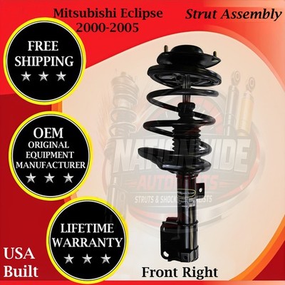 Monroe OEM Front Right Strut Assembly 2000-2005 Mitsubishi Eclipse Lifetime Warr