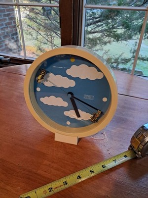 1980s Imagination II Airplane Clock by Ko Mizuyama for Yachiyo