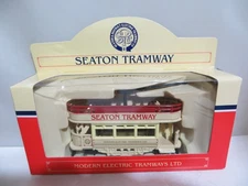 Seaton Tramway Diecast Model  by Lledo with Seaton Tramway Price Ticket