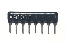 Network Array Resistor - 8 Pin - 100R to 22K Available  - UK Free P&P