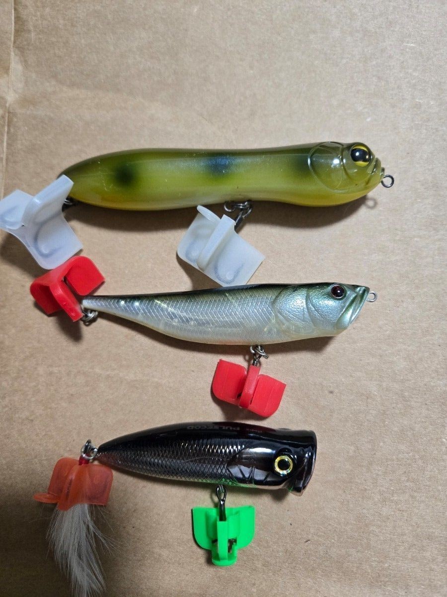 Topwater Lures Set of 3Popper, Pencil Bait - Image 2