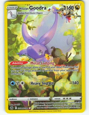 HIsuian Goodra - GG21/GG70 Crown Zenith - Pokémon TCG - 2023