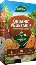 Image of Westland Organic Vegetable High Performance Plant Food 1.5kg for Healthier Crops