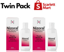2x Nizoral Anti Dandruff Shampoo - 60ml - Exp 07/2027