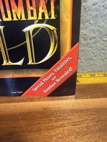 Mortal Kombat Gold Official Strategy Guide Dreamcast Prima BradyGames