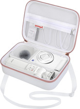 White Rose Gold Hard Travel Case Bag for Sony ZV-1F / ZV-1 / ZV-1 II Digital Cam