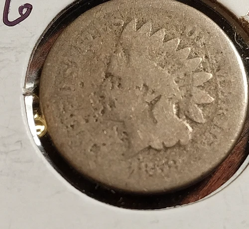 1859   iNDIAN  ONE  CENT,   aG