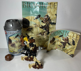 VTG Lego Bionicle Technic 8531 Pohata - Complete with Canister, Manual, Poster