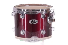 DDrum d2 12x9 Rack Tom – Blood Wine Red – MISSING HEADS – Great Shell