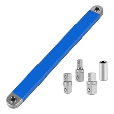 Offset Extension Wrench, Pro Zero Degree Ratchet Extension Wrench Set with Ve...