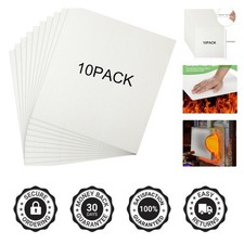 10 Pcs Kiln Paper Ceramic Fiber 11 x 12 High Temperature Ceramic Temp Gasket ...