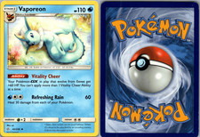 Vaporeon Regular Uncommon #42/236 SM Cosmic Eclipse - DM (Crease) on eBay