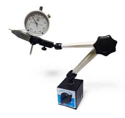 Magnetic Base 0.0005'' Test Indicator And 0.001'' Dial Indicator Fine Adjustment