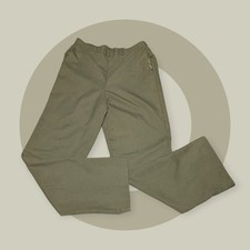 ALFRED DUNNER Army Green Pull On Pants ELASTIC WAIST Pockets High Rise Womens 10