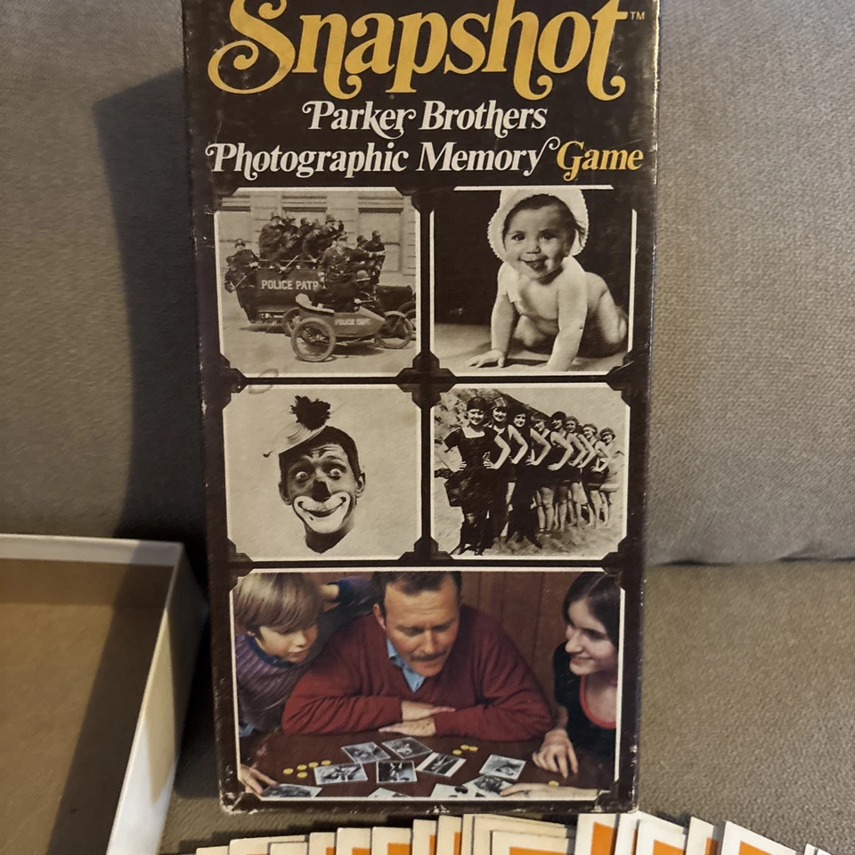 Vintage 1972 Parker Brothers Photographic Memory Game “Snapshot” Complete EUC - Image 2 of 4