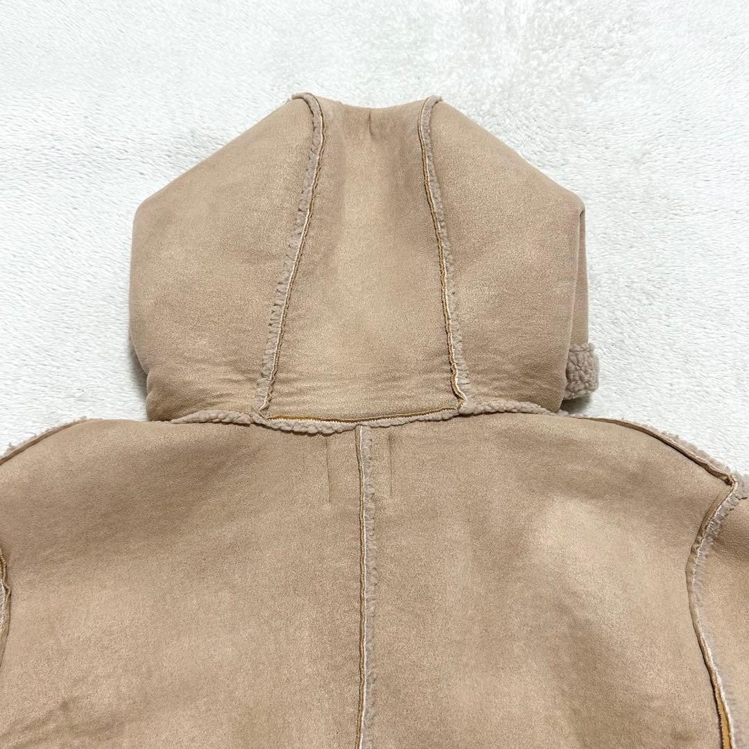 Ameri VINTAGE Shearling Sheep Mouton Coat Camel F… - image 9