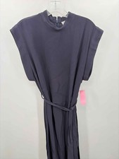 Pre-Owned Zimmermann Navy Size 8 Maxi Short Sleeve Dress