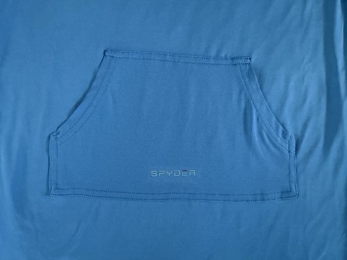 Spyder Youth Girls One Piece Swimsuit & Hooded Cover Up Size LARGE 12/14, Blue - Picture 6 of 10