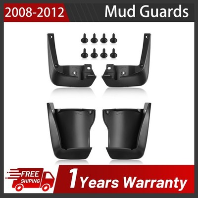 Wheels Splash Guards Mud Flaps For 2008-2012 Honda Accord Front & Rear Set of 4