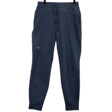 Barco One Womens Dark Navy Blue Jogger Scrub Pants Size S