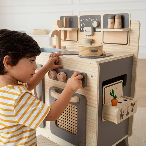 howa Kinderküche Spielküche aus Holz FoodieFun inkl. 10 TLG. Kinderküchenzube... - Bild 8 von 8